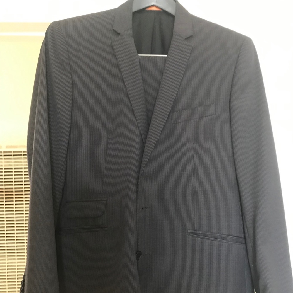 Ben Sherman blue pinstripe suit